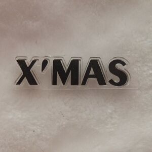 X'MAS Home Design Vinyl Stamp